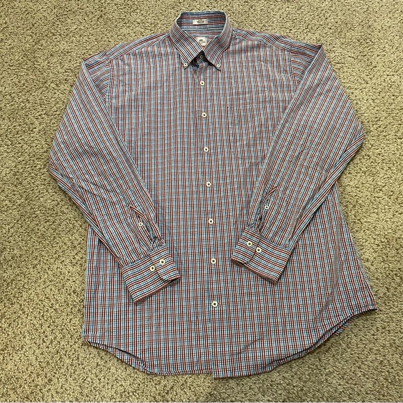 peter millar mens large long‎ sleeve shirt - Picture 1 of 4